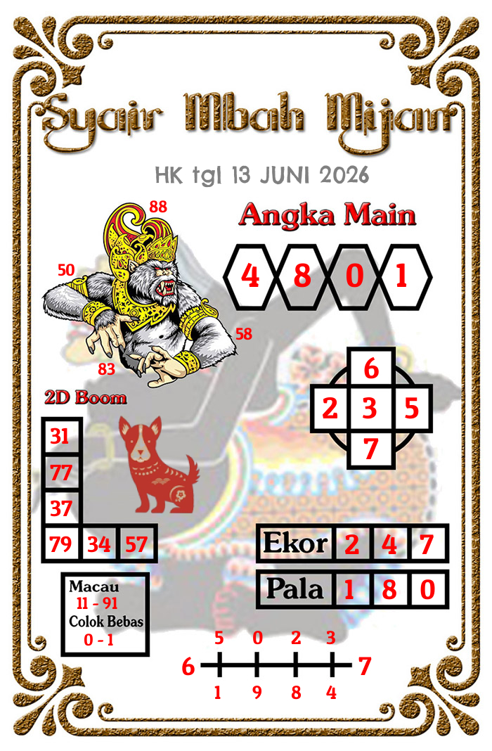 HK 13 Juni 2026